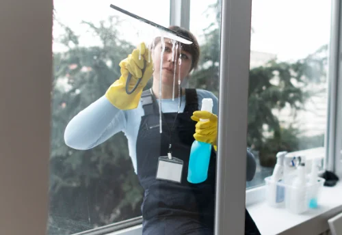 Nettoyage de vitres intérieures et extérieures à l'Escarène